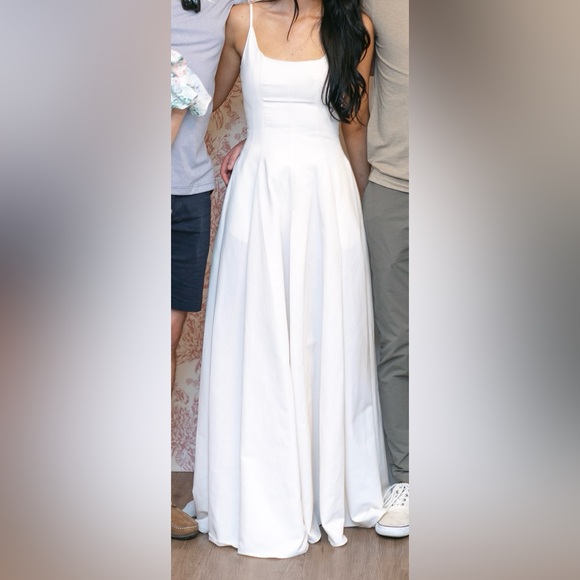 STAUD JOY Ivory Maxi Dress - Picture 1 of 3